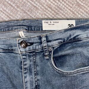 rag & bone Women's Straight Leg Jeans in Blue